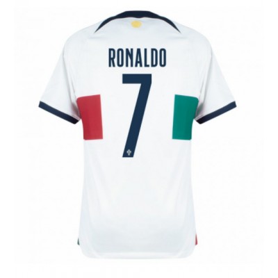 Portugal Cristiano Ronaldo #7 Bortatröja VM 2022 Kortärmad